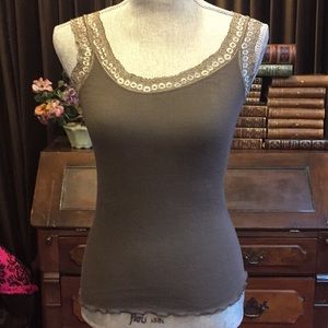 SOLD Top with lace trim